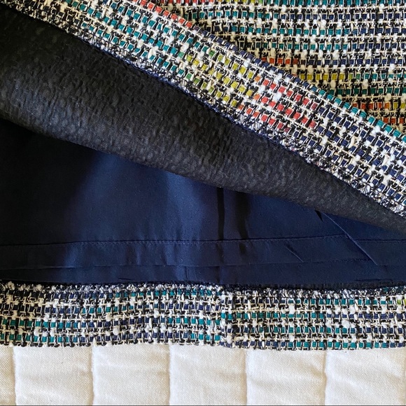 LOFT Tweed Zip Pocket Shift Skirt - Picture 7 of 7